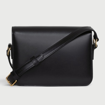 Túi xách Celine/TEEN TRIOMPHE Da bò bóng/Phong cách mới nhất/Mua hàng chính hãng/Sản phẩm giảm giá miễn thuế