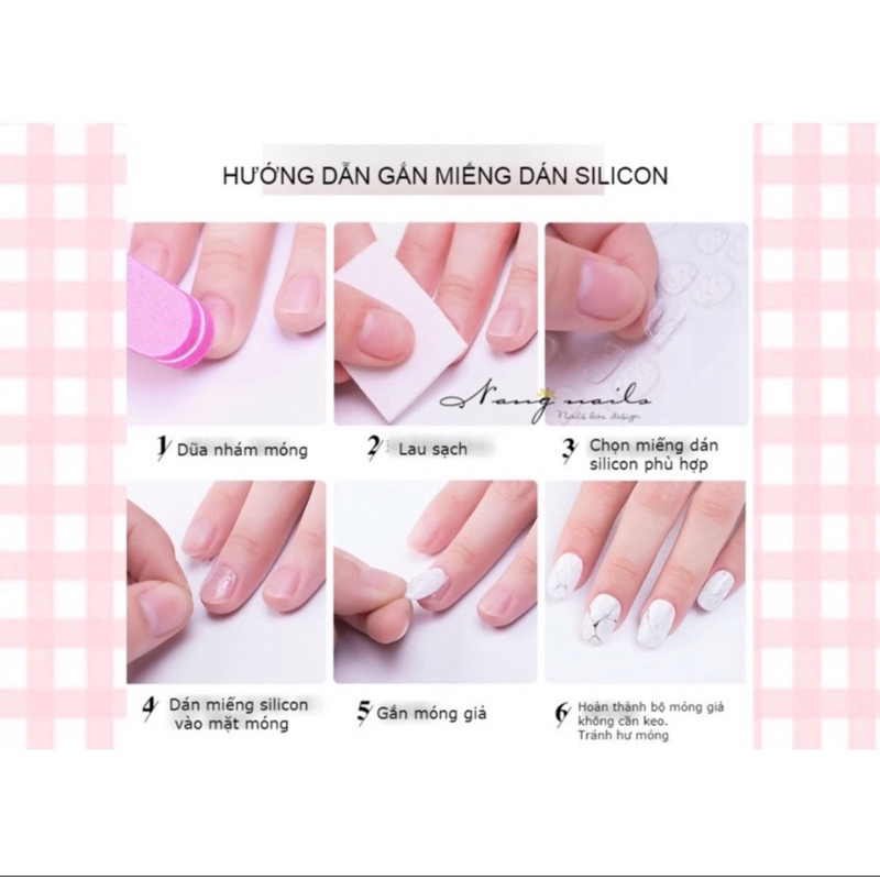 Nail xinh - Nailsbox thiết kế - móng úp thiết kế kèm keo dũa