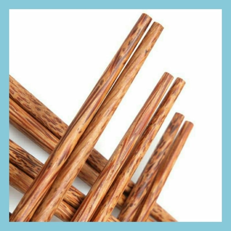 Loại 1 cao cấp - 1 Đôi đũa dừa Bến Tre - dừa già đen mun ‐ Chât lượng đảm bảo