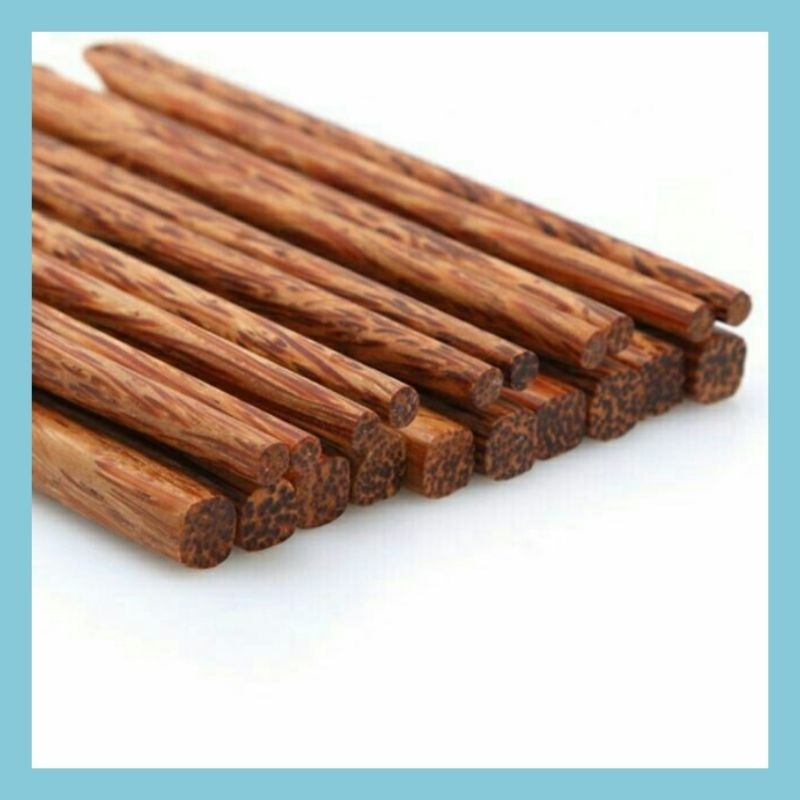 Loại 1 cao cấp - 1 Đôi đũa dừa Bến Tre - dừa già đen mun ‐ Chât lượng đảm bảo