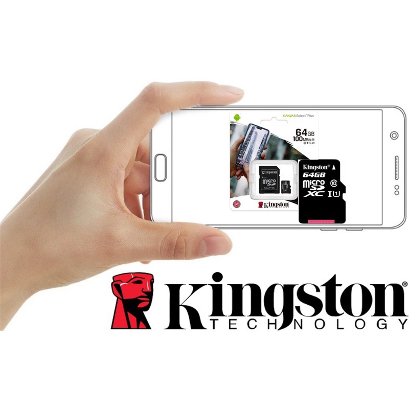 Thẻ Nhớ MicroSD Kingston 64GB - Thiết kế mới - Tăng tốc độ đọc ghi - Hàng nhập khẩu