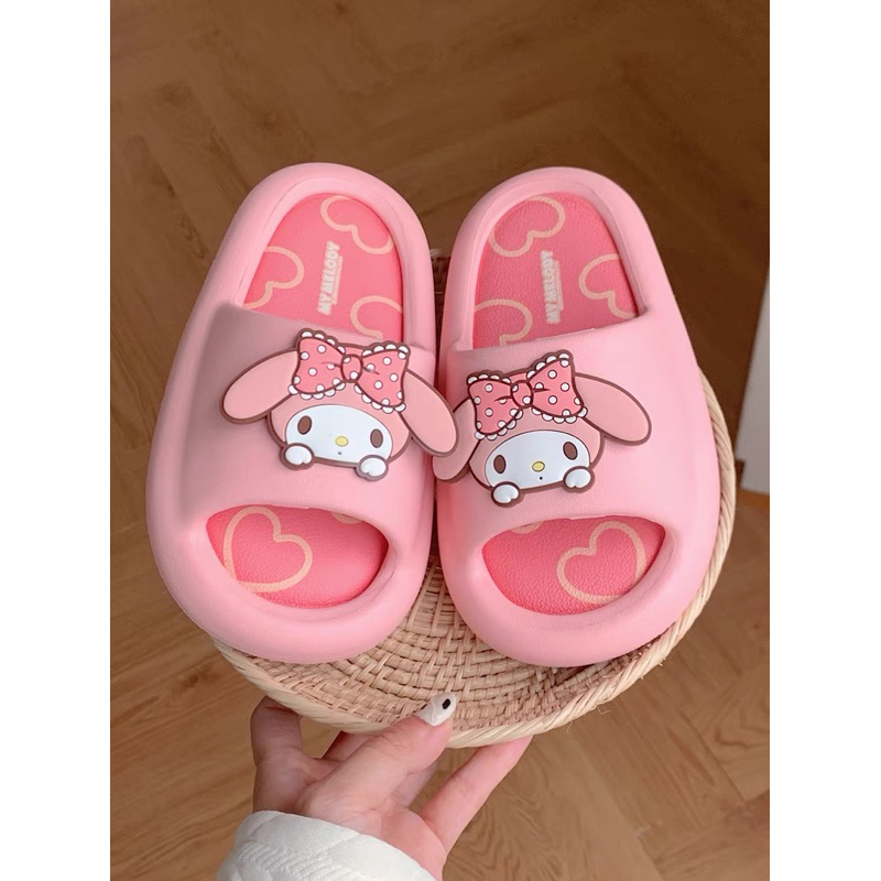 Dép hoạt hình sanrio hoạ tiết my melody cho trẻ em và bạn gái dễ thương xixitiao - Hatuno order