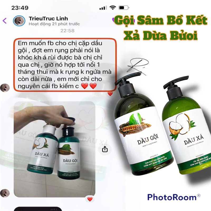 Dầu Xã Dừa Bưởi  KHÔNG SILICON, Mượt tóc, Phục hồi tóc khô xơ, hư tổn, Bóng Khoẻ sau uốn, nhuộm | BigBuy360 - bigbuy360.vn