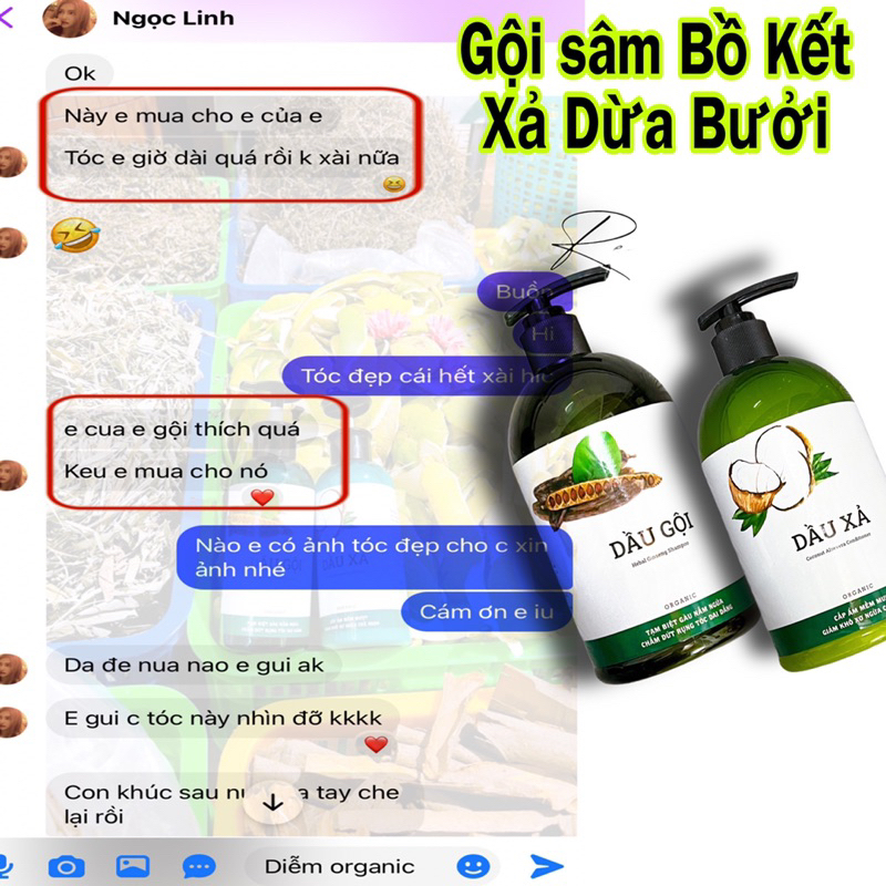 Dầu Xã Dừa Bưởi  KHÔNG SILICON, Mượt tóc, Phục hồi tóc khô xơ, hư tổn, Bóng Khoẻ sau uốn, nhuộm | BigBuy360 - bigbuy360.vn