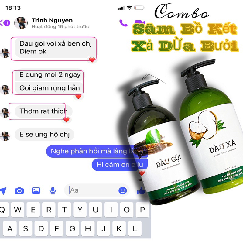 Dầu Xã Dừa Bưởi  KHÔNG SILICON, Mượt tóc, Phục hồi tóc khô xơ, hư tổn, Bóng Khoẻ sau uốn, nhuộm | BigBuy360 - bigbuy360.vn