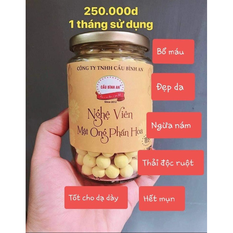 Nghệ viên mật ong phấn hoa Cầu Bình An