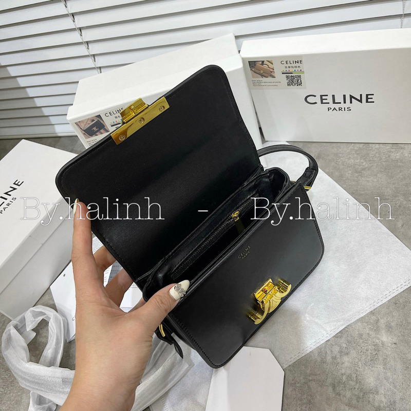 Ảnh thật ⚡️Vip Loại1⚡️ Túi Đeo Chéo Ce Lin vuông Da Mịn Full Box