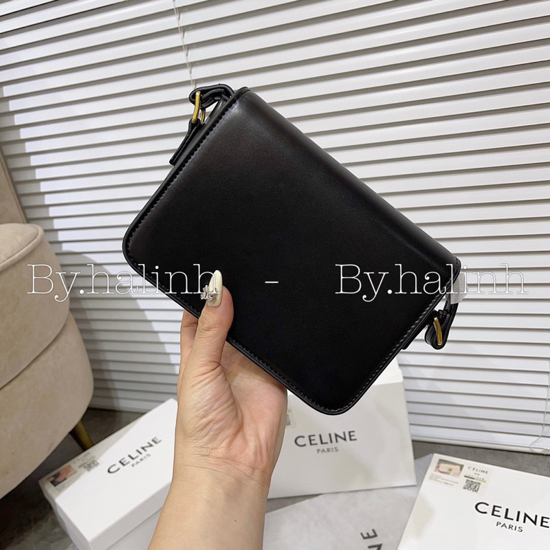 Ảnh thật ⚡️Vip Loại1⚡️ Túi Đeo Chéo Ce Lin vuông Da Mịn Full Box