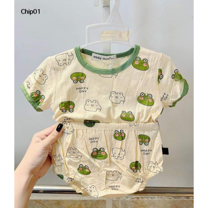 Bộ chip mẫu mới cho bé trai và gái (quần không bo chun ống)