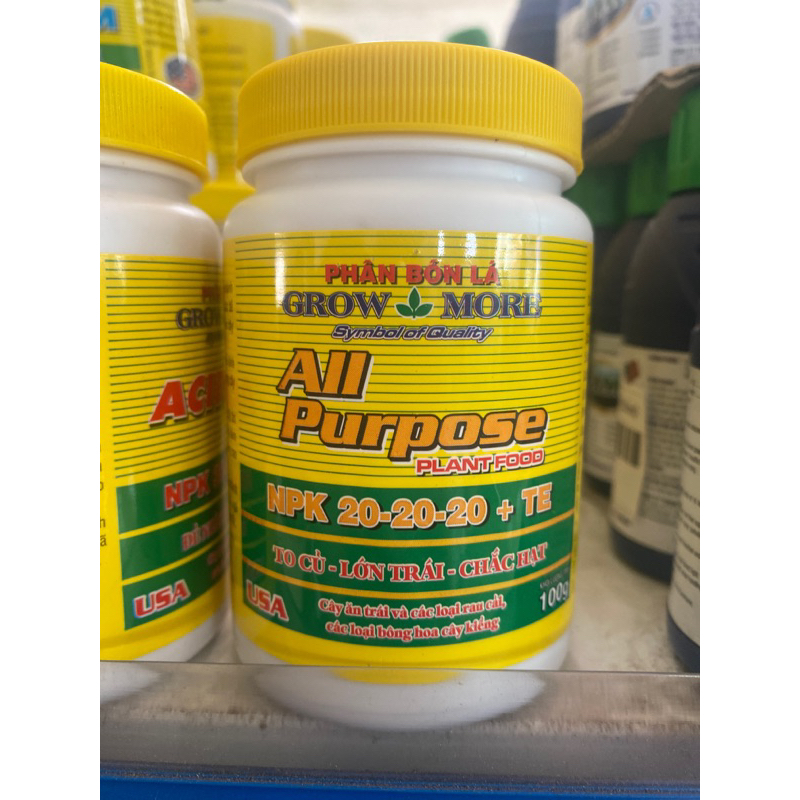 NPK 20-20-20 growmore