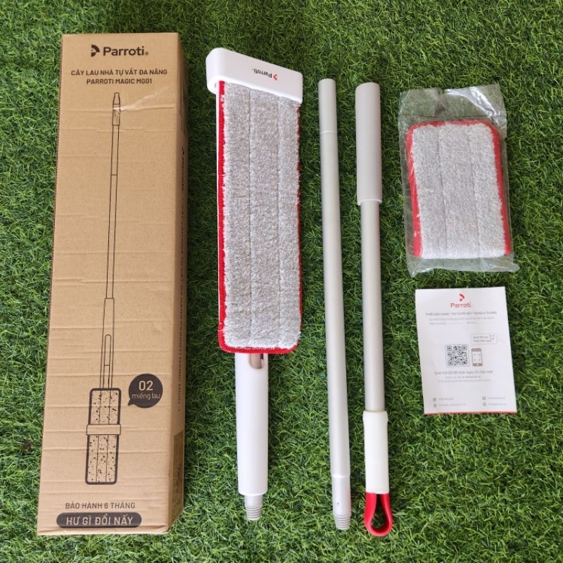 Cây lau nhà tự vắt thông minh, xoay 360 độ - Parroti MG01