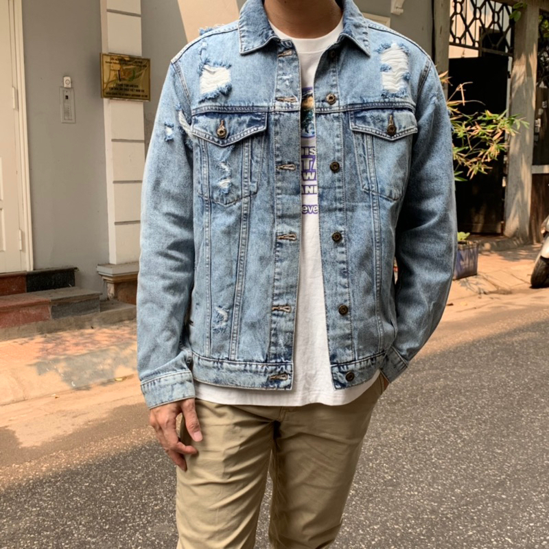 Áo khoác bò Denim Jacket Poison Mushroom