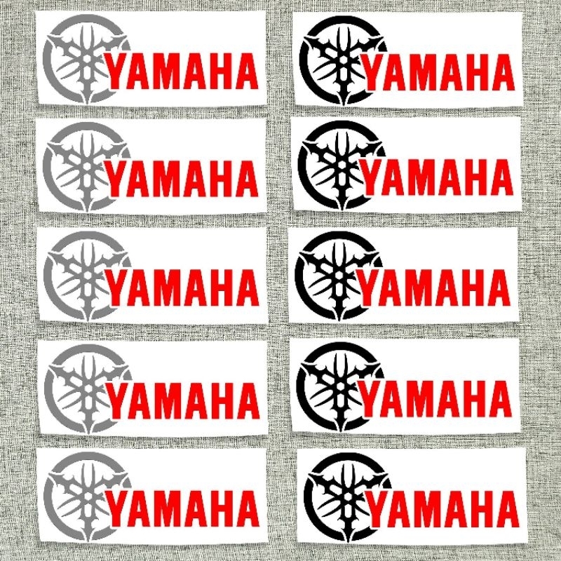 Decal tem logo YAMAHA  dán xe máy phong cách