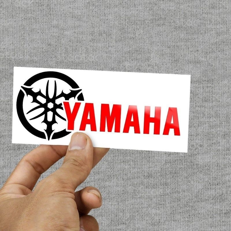 Decal tem logo YAMAHA  dán xe máy phong cách