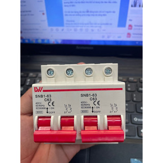 Cầu Dao Đảo Chiều LW Dạng Aptomat 2P 63A, át đảo chiều lw, aptomat dao chieu, aptomat đảo chiều ATs đảo