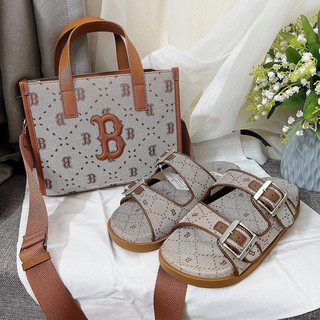 Dép MLB DIA monogram (Cam kết chính hãng )
