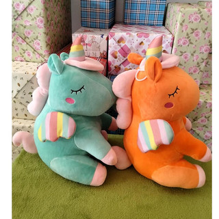 Gấu bông ngựa Pony 38cm,Siêu dể thương đáng yêu mềm mịn Tla Thi shop