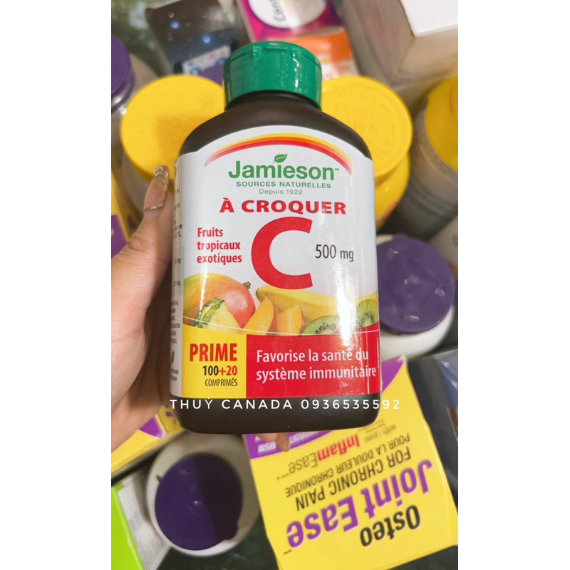 Vitamin C 500mg viên nhai ngậm - thơm ngon -tăng đề kháng