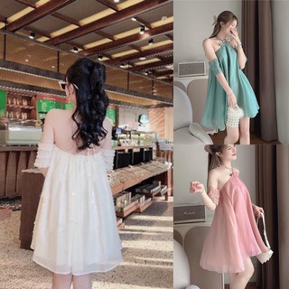 🌈BIGSIZE ĐẦM CỔ YẾM NƠ TIỂU THƯ🌈