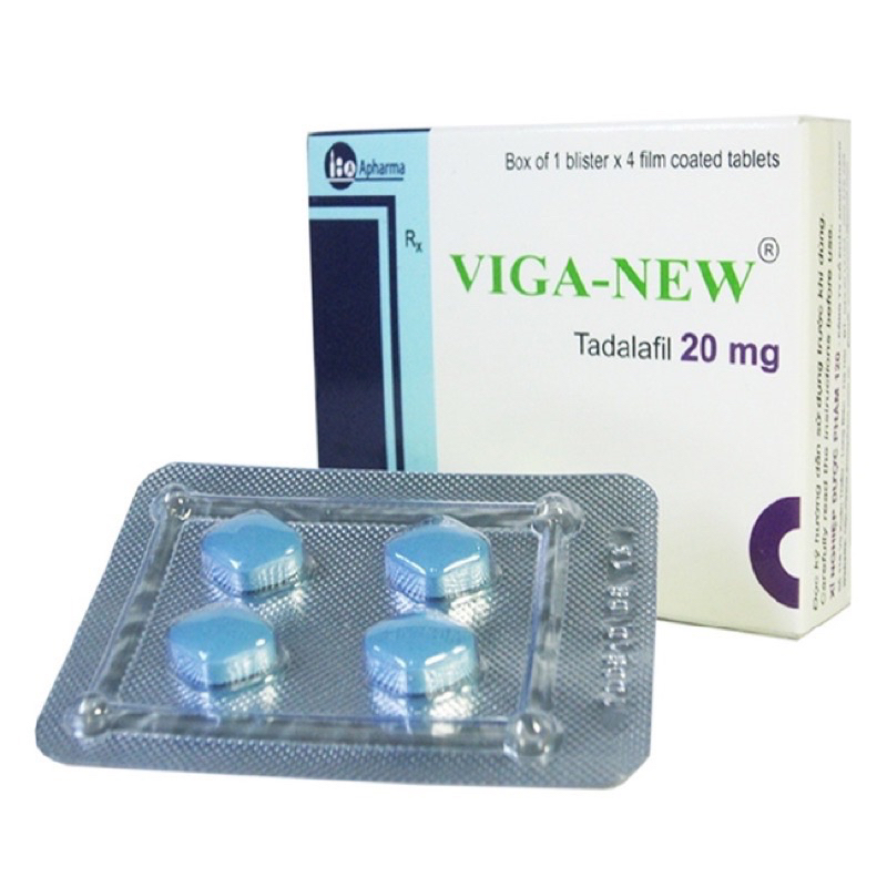 V.I.G.A N.E.W vỉ 4 viên Lưu ý : Có che tên sản phẩm