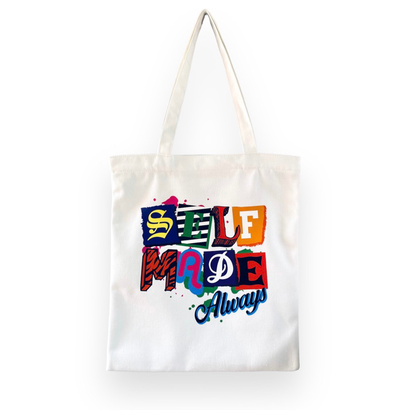 Túi tote canvas Cherry đỏ vintage BICHUBI STUDIO