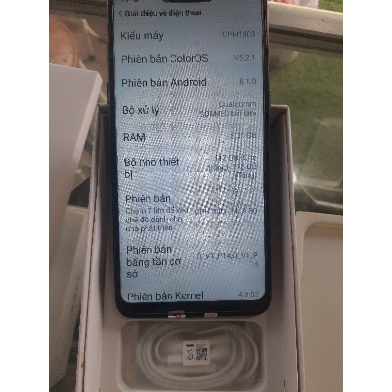 o oppo mới nguyên hộp