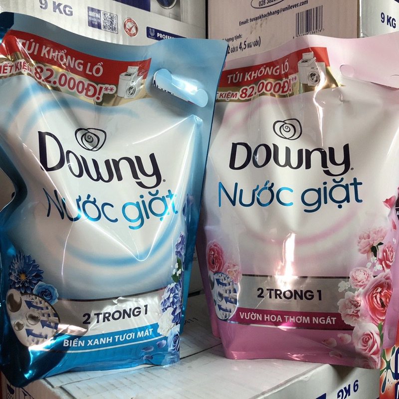 Nước giặt Downy Matic hương nước hoa thơm ngát/biển xanh tươi mát/khử mùi ẩm mốc 3.05 kg