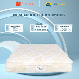 Nệm Lò Xo Túi Harmony Vạn Thành Bảo Vệ Cột Sống - Bảo Hành 12 Năm