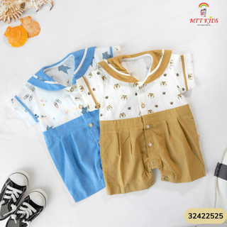 Body đùi bé trai cổ lính thuỷ 3M-24M, Mttkids