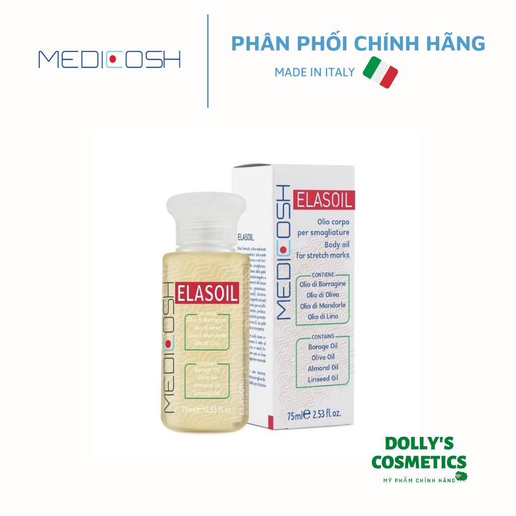 Dầu Rạn Da Medicosh Elasoil Làm Mờ Vết Rạn Do Tăng Cân, Tuổi Dậy Thì