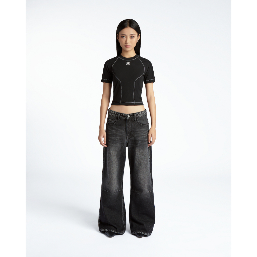 DVRK - Quần Jeans Ống Rộng Privé Wide-Leg Denim Jeans Very Busy - DVRK-23SS