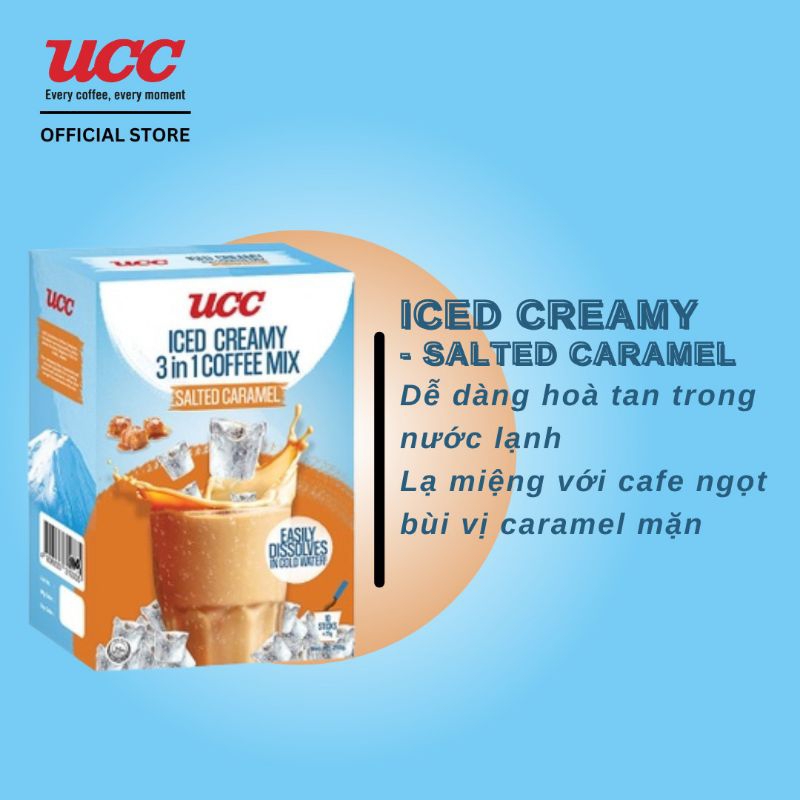 Cà phê UCC hoà tan pha lạnh 3 trong 1