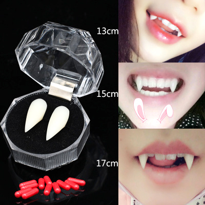 Răng nanh giả hóa trang ma cà rồng dành cho trẻ em và người lớn