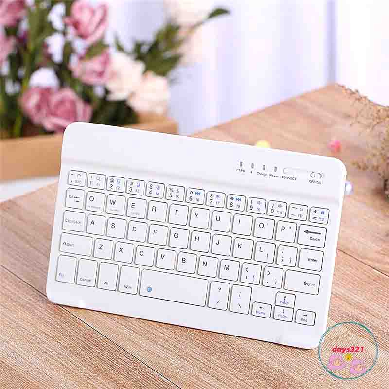 Bàn phím không dây bluetooth hoạt động yên tĩnh cho IOS Android Windows Tablets Redmi Huawei