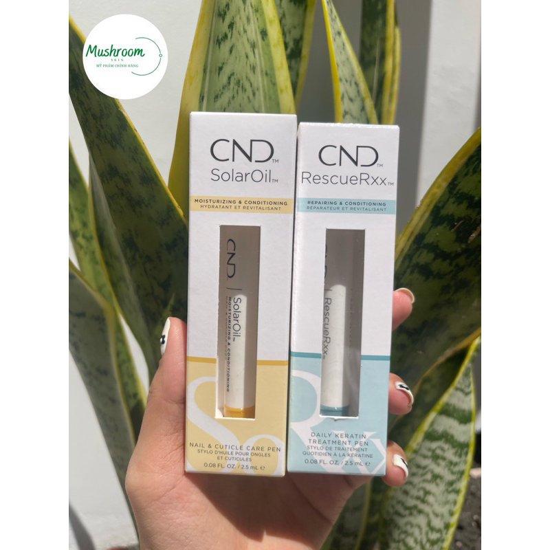 Bút dưỡng móng, phục hồi móng hư tổn Solar Oil Pen và Rescue Rxx CND