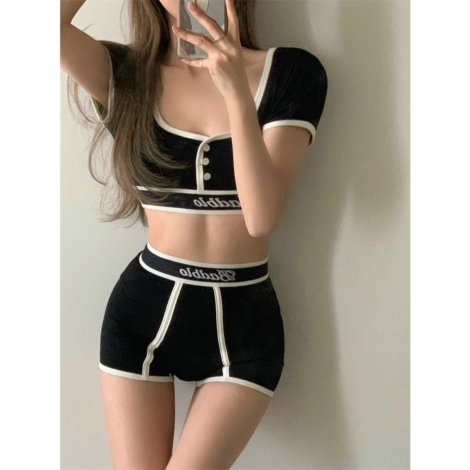 Bikini Đồ Bơi Badblood chữ thêu cao cấp xã hàng 99k/set giá xưởng