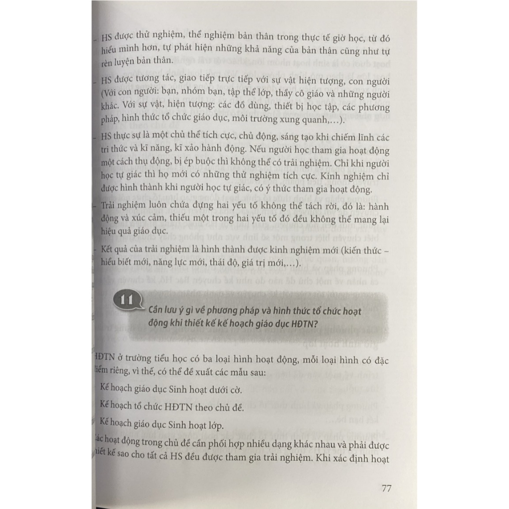 Sách - Sổ tay hướng dẫn xây dựng kế hoạch Giáo dục của nhà trường cấp Tiểu học
