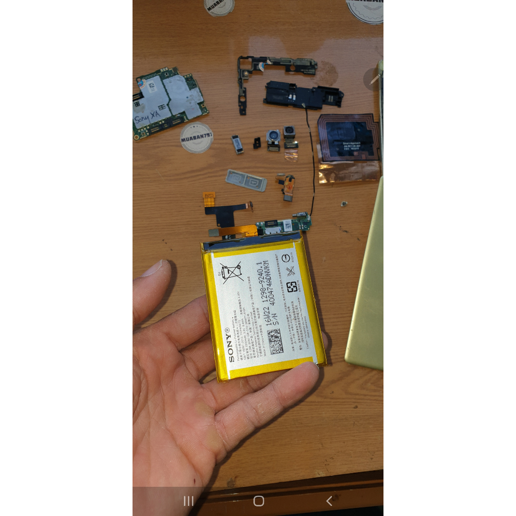 Linh kiện điện thoại sony Xperia XA tháo máy