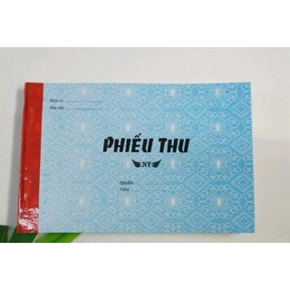 PHIẾU THU KHỔ 13X19CM, KHỔ A5 (1 LIÊN/100 TỜ - 2 LIÊN/100 TỜ - 3 LIÊN/150 TỜ)