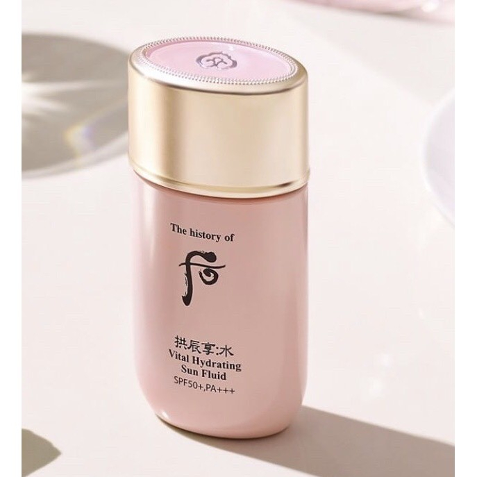 Kem chống nắng da dầu whoo hồng vital hydrating sun fluid SPF50+PA+++ gói 1ml