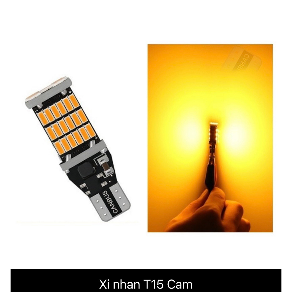 Đèn Led Xi nhan T15 gắn ô tô xe máy, đủ màu