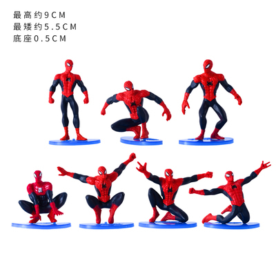 Mô hình Người nhện Spider man - phụ kiện trang trí bánh kem ,bánh sinh nhật
