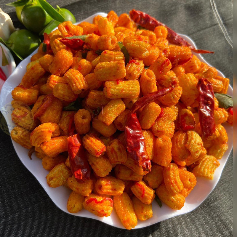 NUI SẤY KHÔ BÒ LÁ CHANH HŨ 330gram - ăn vặt ngon sài gòn