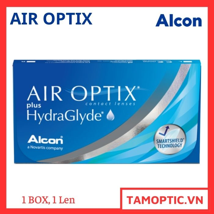 Kính Áp Tròng Dài Ngày AIR OPTIX Plus HydraGlyde ALCON/Cibavision