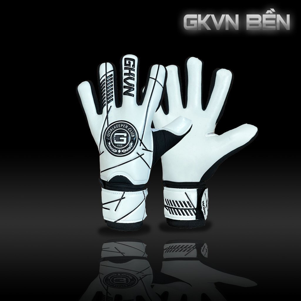 Găng Tay Thủ Môn GKVN Bền - Trắng