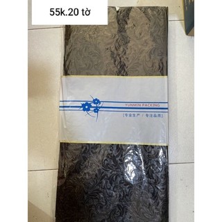 1 xấp 20 tờ giấy gấm dùng bó hoa trang trí