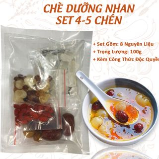 Trà Dưỡng Nhan Set 5 Chén Nguyên Liệu Thơm Ngon, Bổ Dưỡng NHALAM FOOD ( Kèm Công Thức)