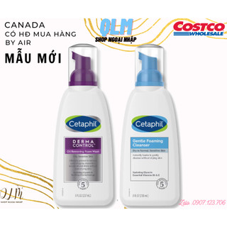 Cetaphil Gentle Foaming Cleanser, DermaControl Oil Removing- Sữa rửa mặt tạo bọt dành cho mọi loại da, da dầu.