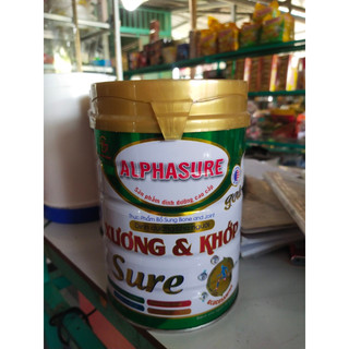 Sữa alphasurre xương khớp sure gold lon 900g