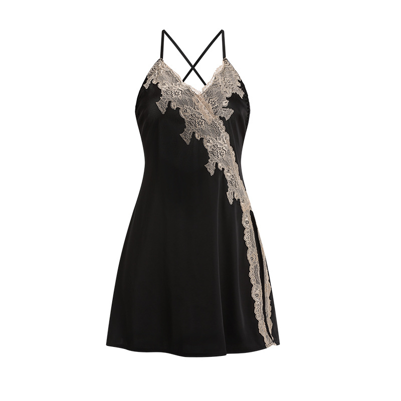 Đùi 2 dây ngủ lụa cao cấp- đùi ngủ mặc nhà sexy- hàng quảng châu cao cấp- lụa gấm mềm mịn